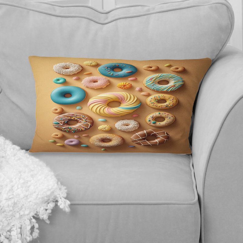 Coussin coloré Colorful Donuts Flatley II - Food Donuts