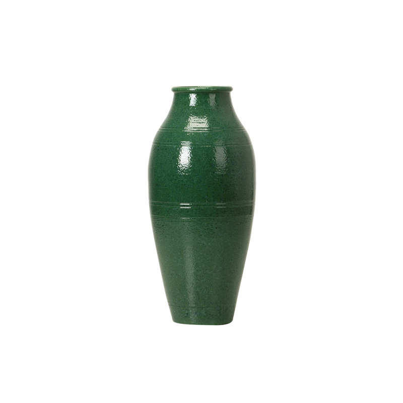 Ceramic / Porcelain Floor Vase, 60" H x 26" W x 26" D, Green