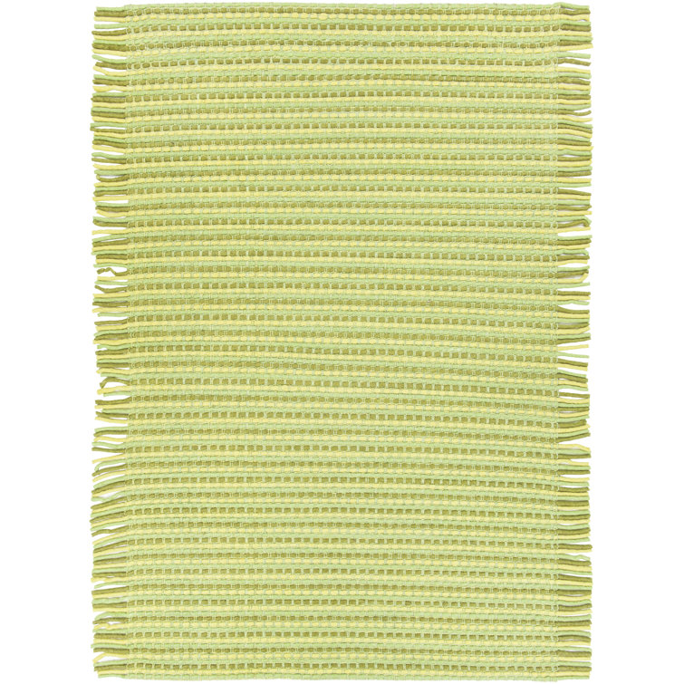 Adaline Hand-Woven Green Area Rug