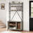 Industrial Hall Tree With Bench, Shoe Storage Cubbies, And Coat Rack | Multi-Functional Entryway Organizer For Hallway, Bedroom, Or Corner Spaces