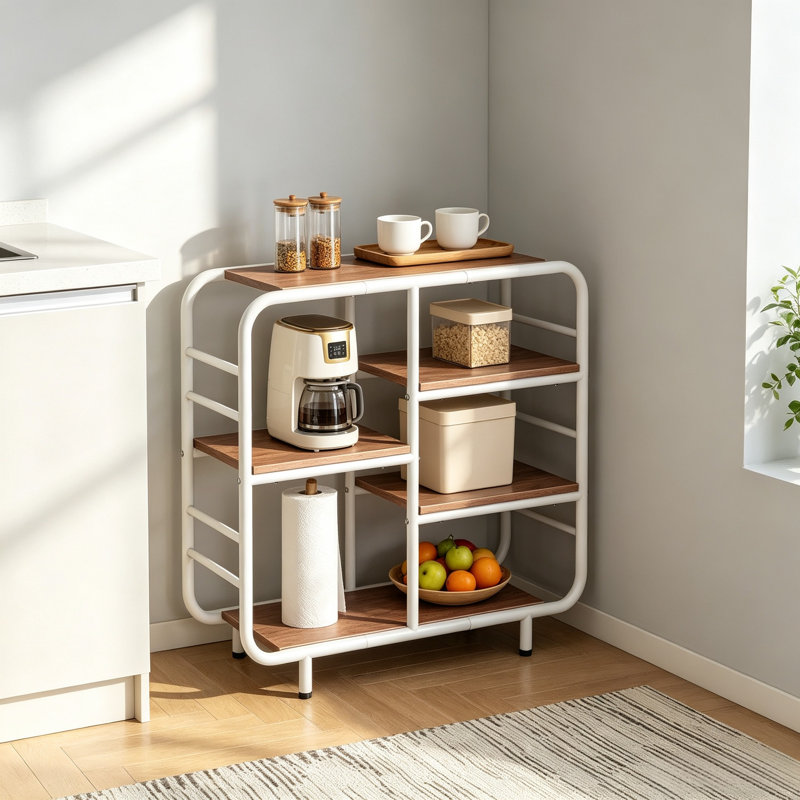 77 cm W Iron Shelving Unit