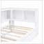 Lit de jour simple avec lit gigogne, armoires de rangement et ports USB-1199446878