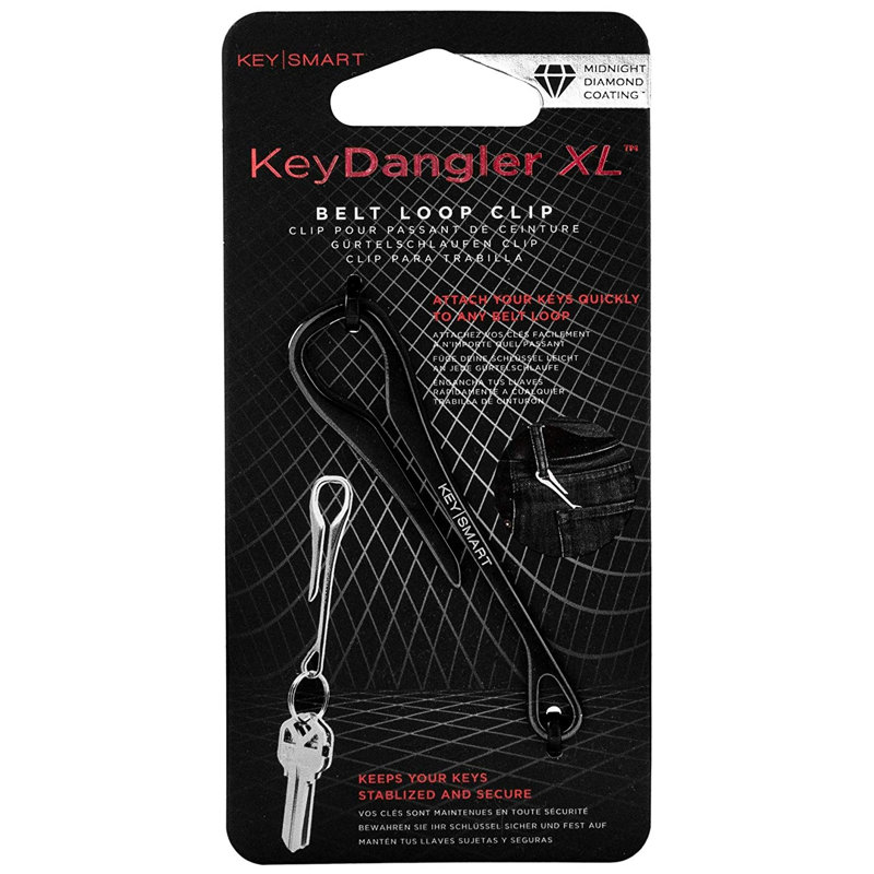 Attache pour ceinture Key Dangler, Noir