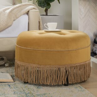 Neptune 24" Wide Tufted Round Cocktail Ottoman