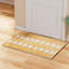 Tapis d'entrée jaune antidérapant Jebreel