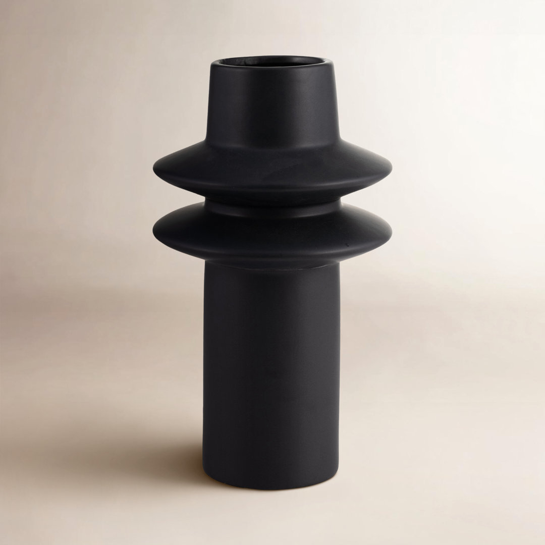 Minimalistic Sculptural Modern Vase Joss & Main