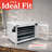 Gourmia 37 Quart Air Fryer Oven with French Doors, 12 Presets, Dehydrate Mode, Fits 13 Inch Pizza, 1700W, White-117025225