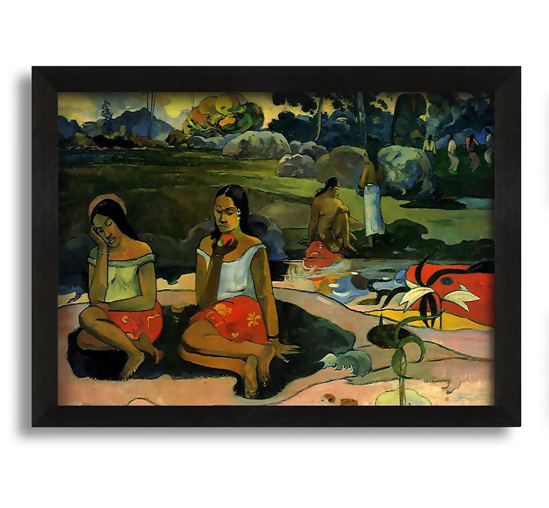 Gerahmtes Leinwandbild Gauguin Nave Nave Moe von Paul Gauguin