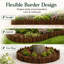 Bordure en bambou noir naturel 0,65 pi * 2 pi