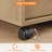 3 Drawer File Cabinet with Open Storage Shelves, Rolling Lateral Filing Cabinet for Letter/A4 Files, Mobile Printer Stand with Wheels, Wood Office Storage Cabinet for Home Office-129589714