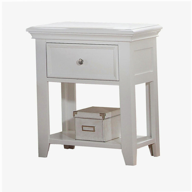 Tête de lit blanche avec base