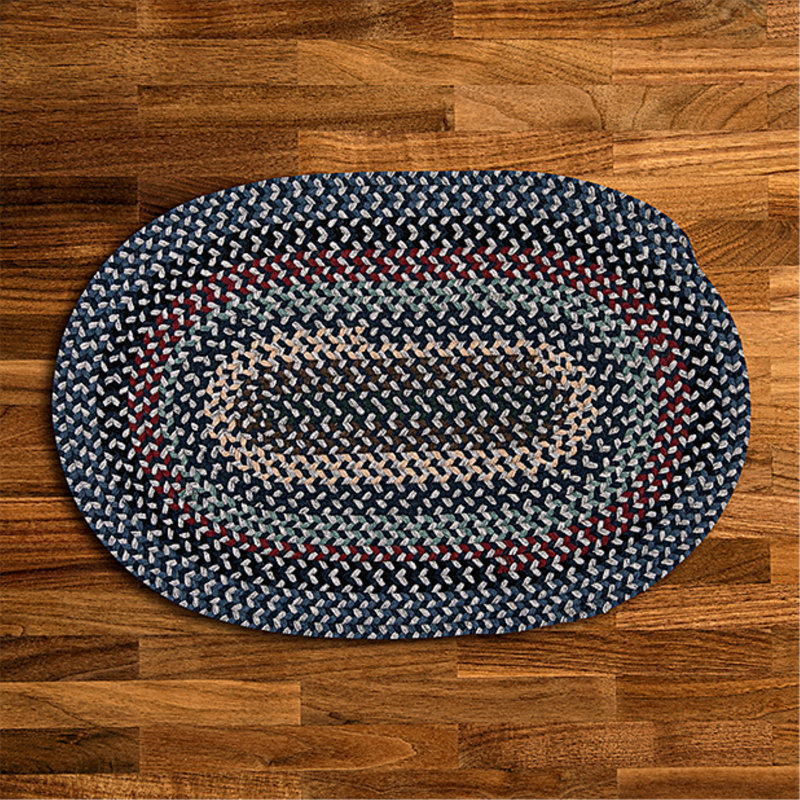 Tapis réversible en laine Lettie, Oval 8 pi x 10 pi