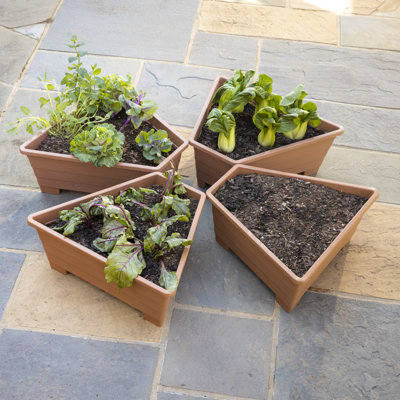 Ensemble de casseroles en plastique 4 pièces