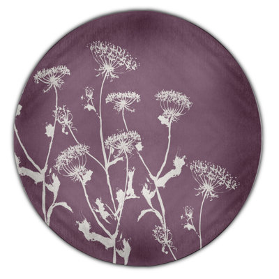 Tapis mauve à motif floral Alvordton