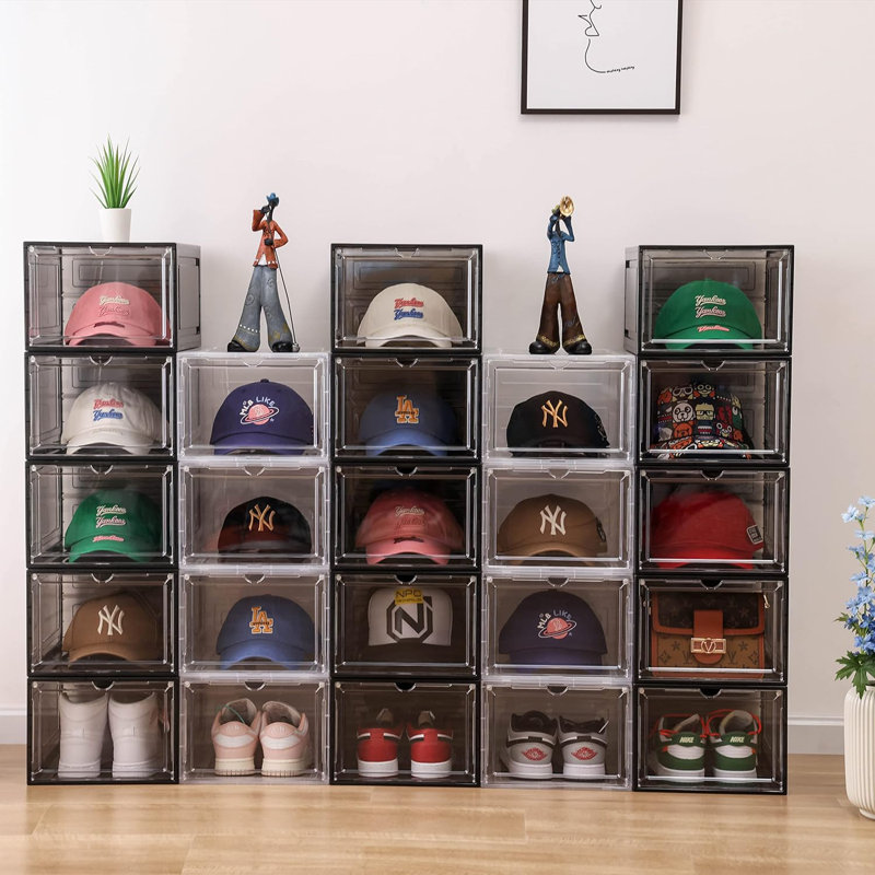 6 Pair Stackable Shoe Storage