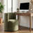 Upholstered Barrel Back Office Chair with Rolling Casters for Home Office-925355598