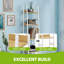 ladder shelving unit， 5 Tiers Floorstanding slim bookcase-1230299362