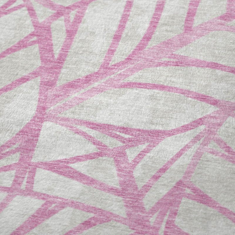 Jeté floral Addison Sherpa ASB741, Rose