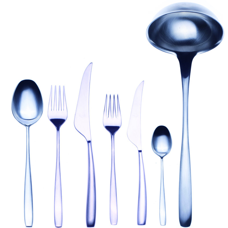 Ensemble de couverts Avanguardia - 39 pièces - Acier inoxydable, Argent argent