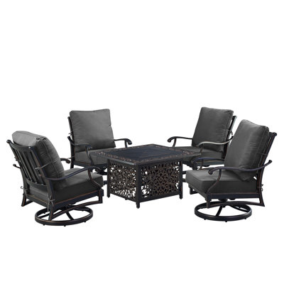 Ensemble de conversation avec coussins pour 4 personnes Mariacristina
