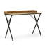 Console en bois naturel