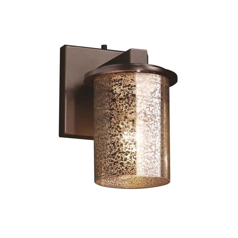 Applique murale à bras 1 lumière Perreira, Bronze foncé