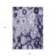 Tapis d'extérieur lavable abstrait mauve et lavande 5 pi x 8 pi