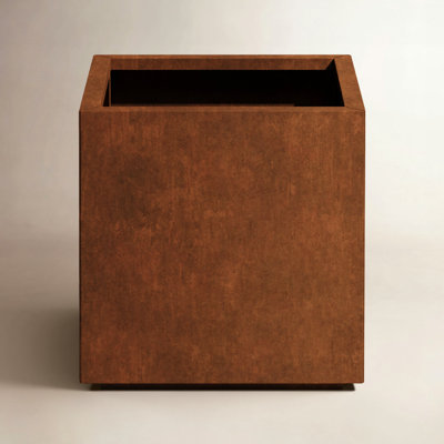Corten Steel Series Cube Planter Box