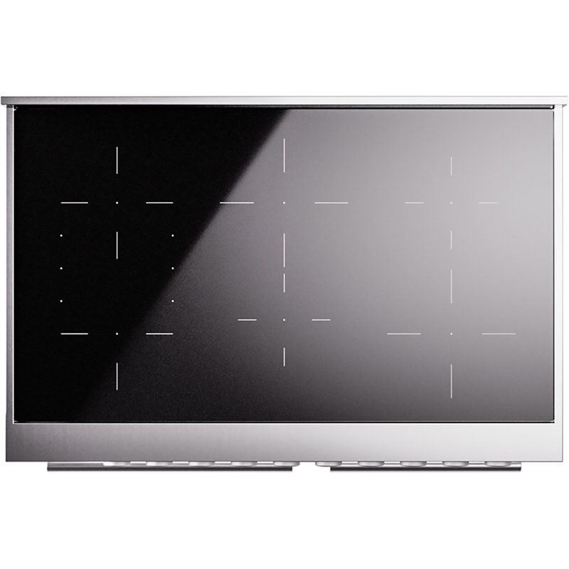 Cuisinière à induction ILVE Professional Plus II 40 pouces avec 6 éléments à induction (porte vitrée)