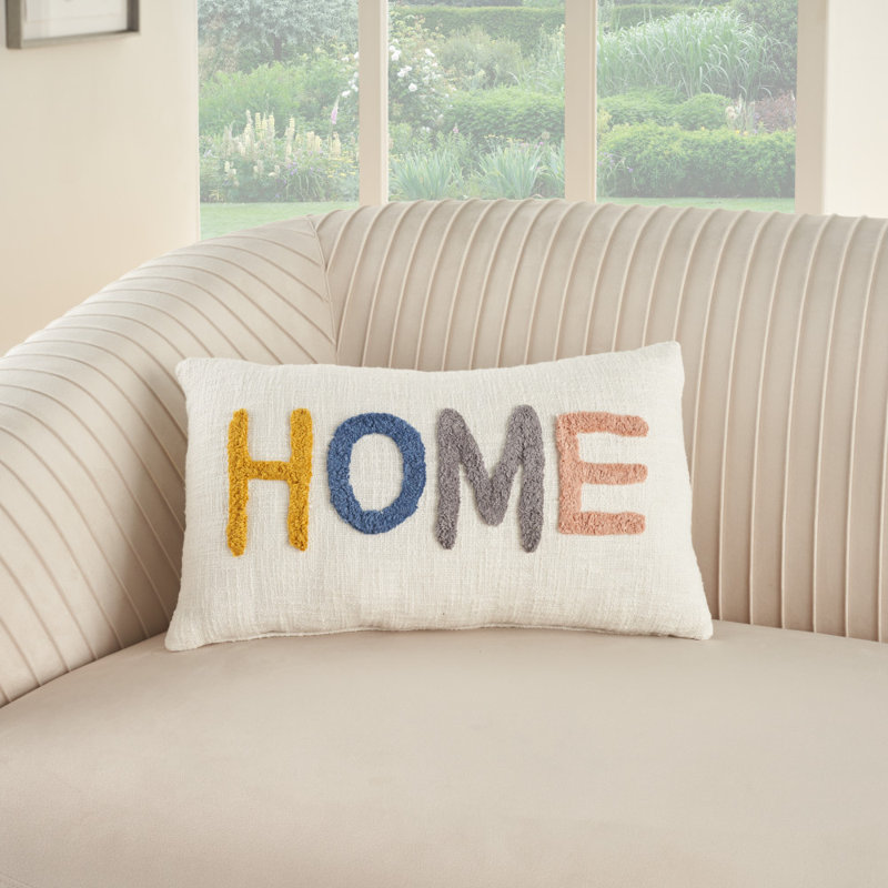  Housse de coussin rectangulaire 100% coton et insert