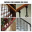 Chaussure de balustre en alliage d'aluminium VEVOR