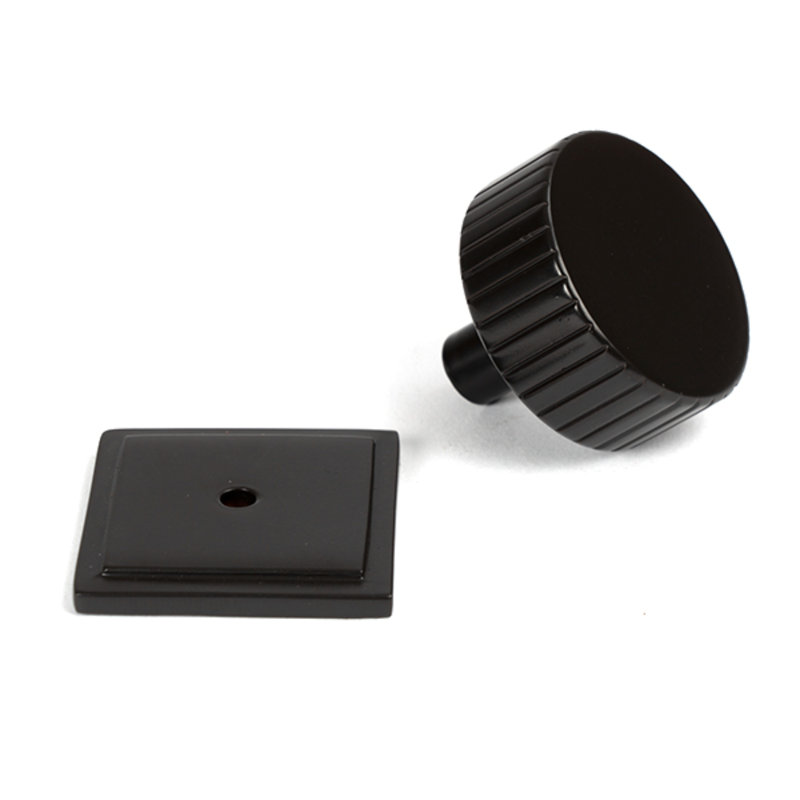 40mm Square Knob, Aged Bronze