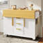 143 cm W Kitchen Island with Top-135948030
