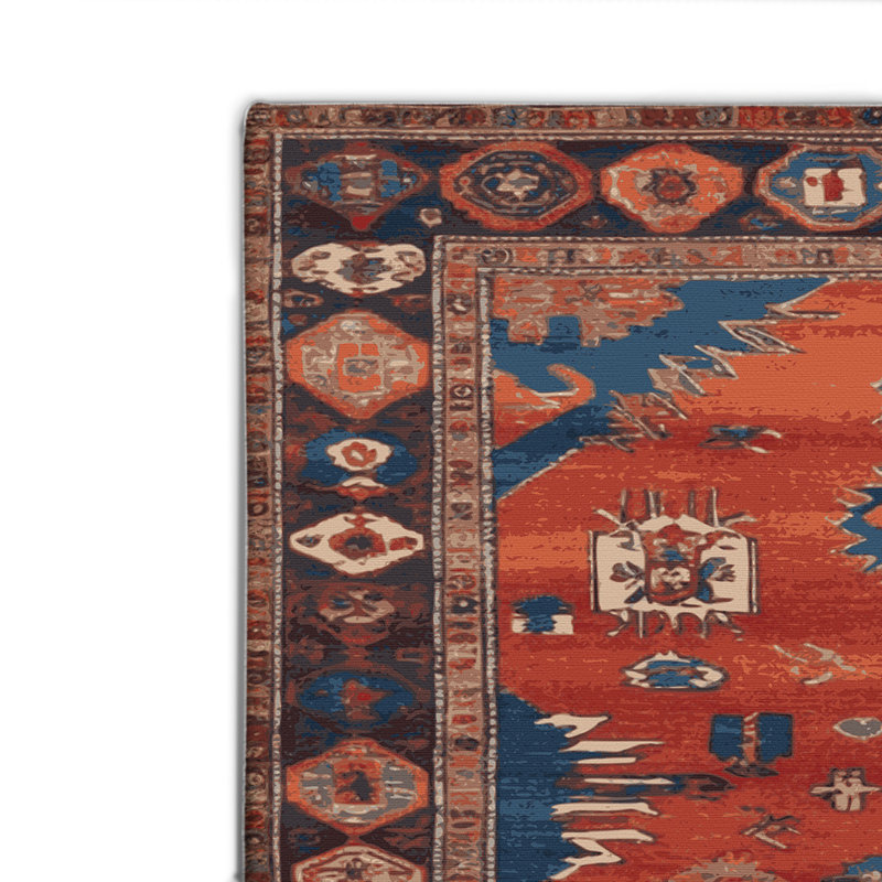 Tapis turc intérieur et extérieur brun, Rectangulaire 8 pi x 10 pi