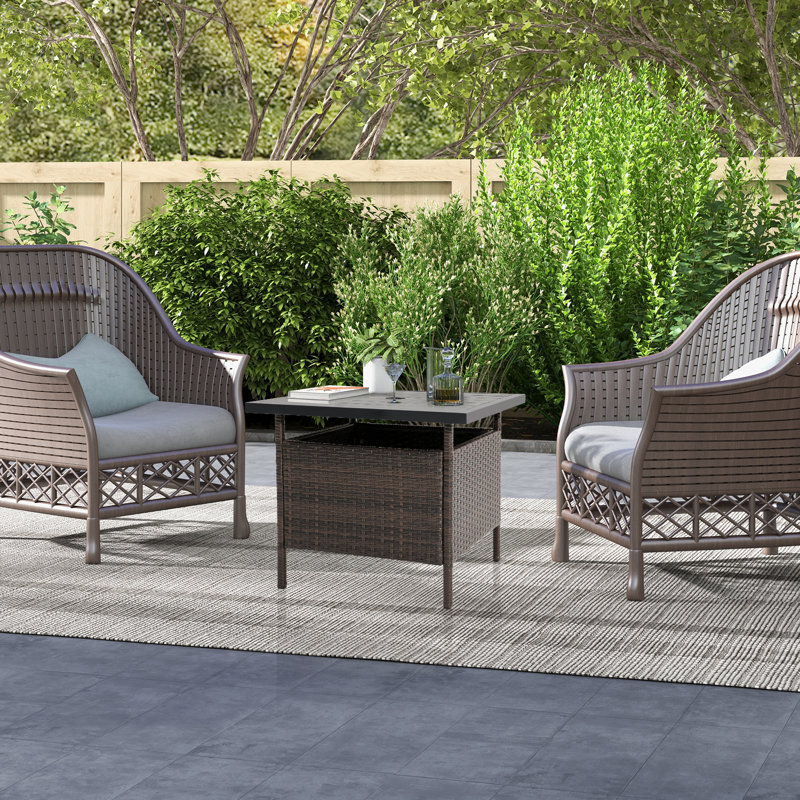 Relja Square Metal Outdoor Coffee Table