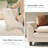 Brazell 154" W U-Shaped Modular Sectional Sofa, Cloud Couch With Three Ottomans & Removable Cushions-1521463032