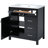 30-Inch Black Bathroom Vanity-1190038751
