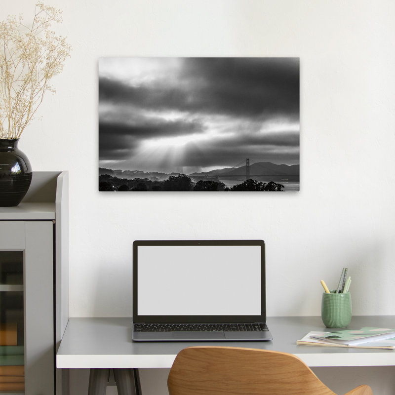Coastal Gate Rays, 24" H x 16" W