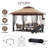 12 Ft. W x 12 Ft. D Metal Patio Gazebo-100846159