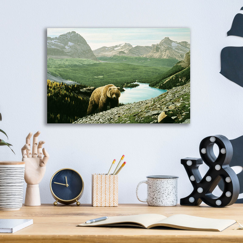 Millwood Pines «Lake O'Hara» par Ron Parker, verre acrylique Wal Art, H 12 po x l 16 po x P 0,13 po
