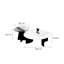 Table basse italienne ronde en marbre