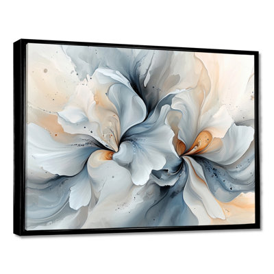 Delicate Flower Petals In Motion I - Flowers Canvas Print