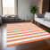 Kinslee Washable Striped Indoor / Outdoor Rug