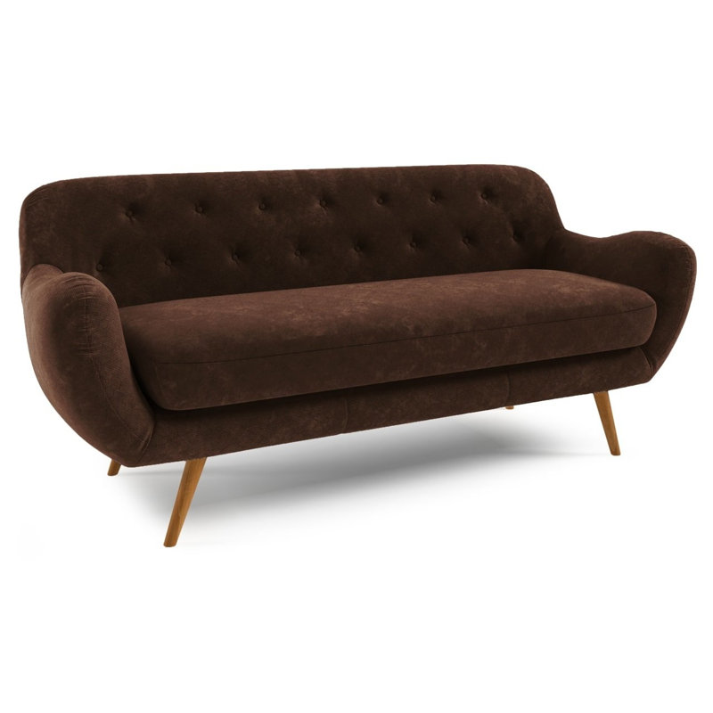 Jefferson 3 Seater Sofa, Brown