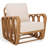 Malina Rattan Pole Accent Chair