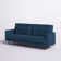81.5" Amber-Square Arm Sleeper Sofa With 8-Button Tufting In MCM Vintage Design
