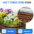  17" Tall 6x3 ft Modular Metal Raised Garden Bed-969026488-949999899