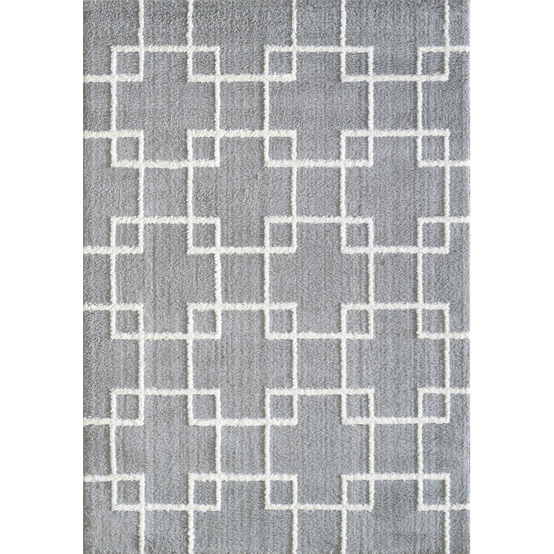 Kempf Geometric Indoor Rug, Rectangle 9'2" x 12'10"
