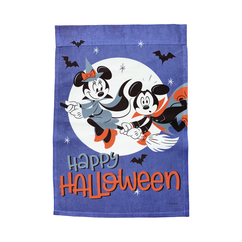 Drapeau Disney Garden Mickey Mouse & Minnie Mouse 12 po x 18 po