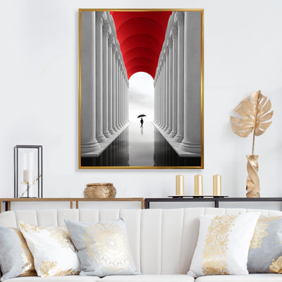 " The Red Umbrella Minimal Architecture "